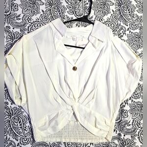 Short sleeve crop top